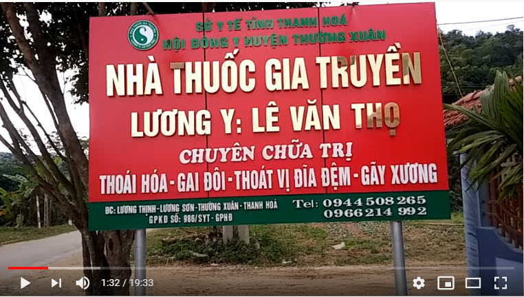 Chữa xương khớp (Lương y Lê Văn Thọ)